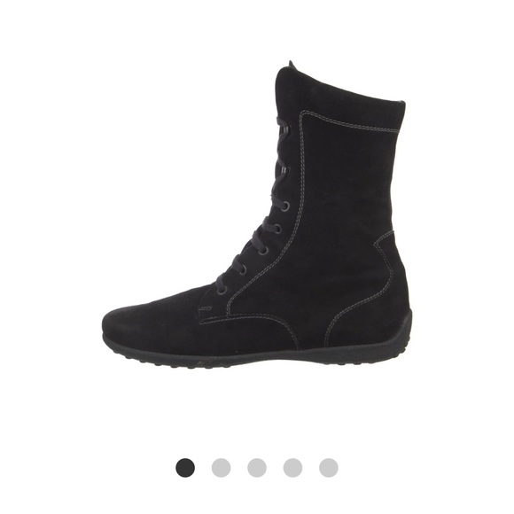 Tod’s Suede Lace Up Boots - Picture 3 of 8